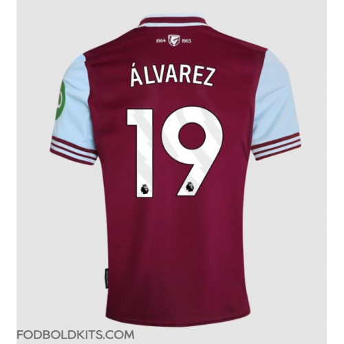 West Ham United Edson Alvarez #19 Hjemmebanetrøje 2024-25 Kortærmet